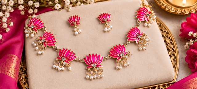 Premium Lotus necklace
